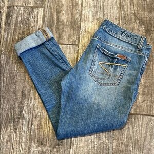 Seven7 Women's Skinny Jeans in Blue